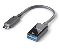 PureLink USB-C į USB-A adapteris – USB 3.1 Gen 1 – iSeries – juoda – 0,10 m