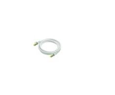 Python Series Python patch kabelis su Cat.7 neapdorotu kabeliu S/FTP PiMF be halogenų 0,5 m balta