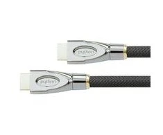 Kabelis PYTHON Python HDMI« 2.1 Kabelis 8K UHD-2 Nylongeflecht juodas 2m