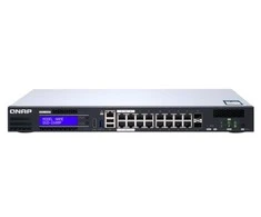 Šakotuvas QNAP QGD-1600P Valdomas Gigabit Ethernet (10/100/1000) Juoda, Pilka Maitinimas per Eternetą (PoE)