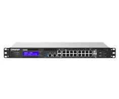 QNAP QGD-1602P-C3558-8GB jungiklis žiniatinklyje, valdomas 18 prievadų 2,5 Gbps PoE, 2 SFP+