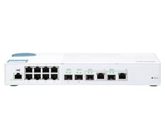 Šakotuvas QNAP QSW-M408-2C tinklo komutatorius Valdomas L2 10G Ethernet (100/1000/10000) Balta