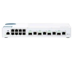 Šakotuvas QNAP QSW-M408-4C tinklo komutatorius Valdomas L2 Gigabit Ethernet (10/100/1000) Balta