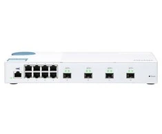 Šakotuvas Qnap Systems QNAP QSW-M408S 8 prievadas 1 Gbps 4 prievadas 10 GbE SFP+ žiniatinklio valdomas jungiklis