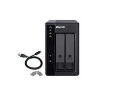 Serveris QNAP TR-002 diskų masyvas Juoda