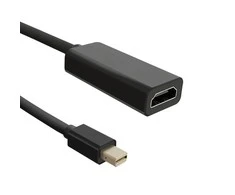 QOLTEC 50432 Adapteris Mini DP M / HDMI AF 1080p 0.2m
