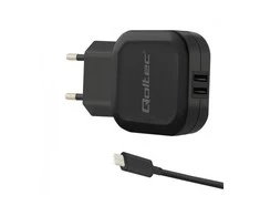 Pakrovėjas - Qoltec 50188 Universalus AC/DC 17W Juodas