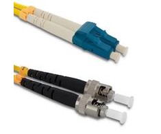 „Qoltec“ šviesolaidinis laidas LC/UPC - ST/UPC | Vienmodis | 9/125 | G652D | Dvipusis | 2 m