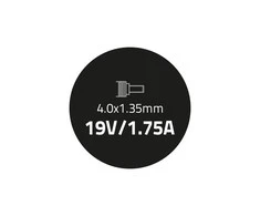 QOLTEC 51507 Nešiojamas kompiuteris AC power adapter for Asus 33W 19V 1.75A 4.0x1.35