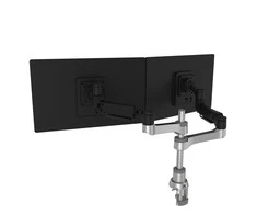 Laikiklis R-Go Tools R-Go Monitorarm 0"-32" 2TFT Max.9KG Caparo 4 Gasfeder sidabrinis