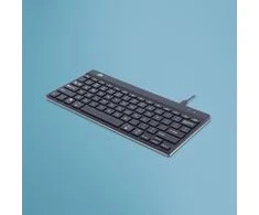 R Go Tools COMPACT BREAK Klaviatūra QWERTY - US Juodas su laidu