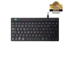 R Go Tools COMPACT BREAK Klaviatūra QWERTZ - DE Juodas su laidu