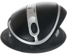 Ergo Finland R-Go Oyster Pelė Wireless - Ambidextrous - RF belaidė - 1200 DPI - Sidabrinis