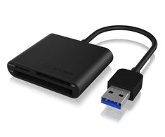 ICYBOX IB-CR301-U3 Icy Box Išorinis kortelių skaitytuvas USB 3.0, CF, SD, Micro SD