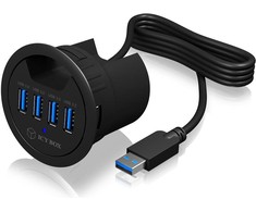 ICYBOX IB-HUB1403 Icy Box Desk Hub 4xUSB 3.0, 120 cm USB 3.0 laidas