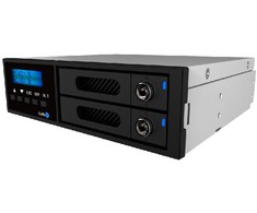 Icy Box Mes-Ra. Raidon 2x6.3cm SATAIII/SSD 5.25" IR2