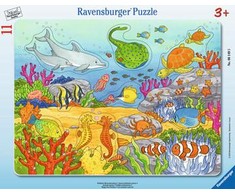 Ravensburger dėlionė „Povandeninis pasaulis“, 11 det., nuo 3 m.