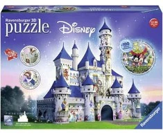 3D Puzzle 216: Frozen II Disney Castle - RAVENSBURGER dėlionė
