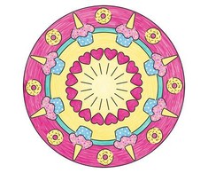 Ravensburger kūrybinis rinkinys „Mini Mandala-Designer: Vienaragis“, nuo 6 m.