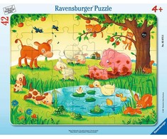 Ravensburger Dėlionė 42 vnt. - Mažieji gyvūnai