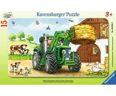 Ravensburger Dėlionė 15 vnt. - Ūkio traktorius