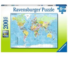 Ravensburger Dėlionė 200 vnt. - Pasaulio žemėlapis