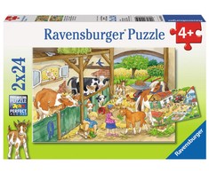 Ravensburger Dėlionė 2x24 vnt. - Ūkis