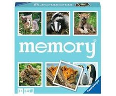Ravensburger atminties žaidimas „Animal Babies memory®“, 2–8 žaid., nuo 4 m.