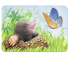 Ravensburger Dėlionė 20 vnt. - Mieli pievos gyventojai