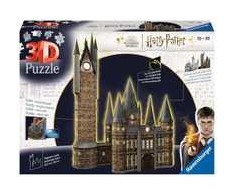 3D dėlionė Hogwarts Astronomijos bokštas Night Edition 540 detalių Ravensburger