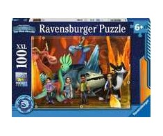 Ravensburger dėlionė „Drakonai: devynios karalystės“, 100 XXL det., nuo 6 m.