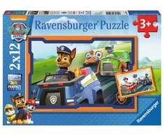 Ravensburger Dėlionė 2x12 vnt. - Šunyčiai patruliai