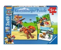 Ravensburger "3 viename" Dėlionė 3x49 vnt. - Šunyčiai patruliai (PAW Patrol)