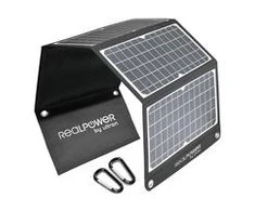 „RealPower“ saulės kolektorių skydelis SP-30E 30 vatų 4 skydas sulankstomas
