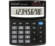 Skaičiuotuvas mažas stalinis Rebell SDC408