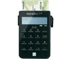 Sonstige ReinerSCT REINER SCT cyberJack standartinis RFID (nauja ID kortelė) TAN generatorius, skirtas namų bankininkystei