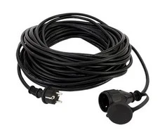 REV plėtinys IP44 50m juodas