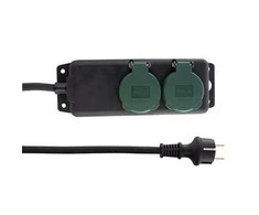 REV Multiple Socket Outlet IP44 2 kartus 1,4m