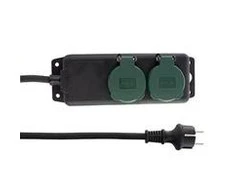 REV Multiple Socket Outlet IP44 2 kartus 1,4m