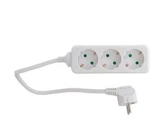 REV Socket linija 3 kartus 1,4 m balta