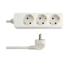 REV Socket line 3 kartus 3,0 m balta