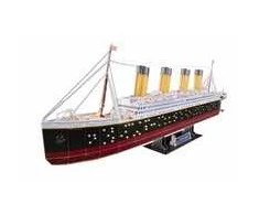 Revell 3D dėlionė RMS Titanic su LED apšvietimu, 266 detalių, 10+