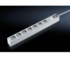 m_Rittal Steckdosenleiste 48,3cm Rittal 7fach mit Schalter 230V/16A - 7240220