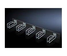 Rittal 7257.105 - Cable management panel - Juodas - Steel - 2U - 48.3 cm (19") - 482.6 mm