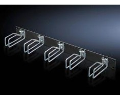 Rittal 7257.105 - Cable management panel - Juodas - Steel - 2U - 48.3 cm (19") - 482.6 mm