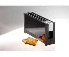 Ritter skrudintuvas 630000 Volcano 5, juodas, ilgas skrudintuvas su elegantišku stiklu f