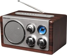 Medinė retro radija su USB Roadstar HRA-1345US/WD