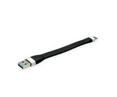 ROLINE 11.02.9014, 0,11 m, USB A, USB C, 3.2 Gen 1 (3.1 Gen 1), 5000 Mbit/s, Rūšiuoti