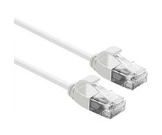 Roline Patchcord ROLINE data center UTP kat. 6A (klasa EA), LSOH,slim, balta, 0,5m