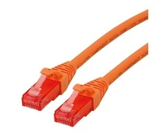 Roline Jungiamasis kabelis - RJ45 5m - UTP - CAT 6 - nemokamai, nuoroda - oranžinė (21.15.2575)